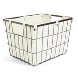Habitat wire storage basket 36 litre white (British brand)