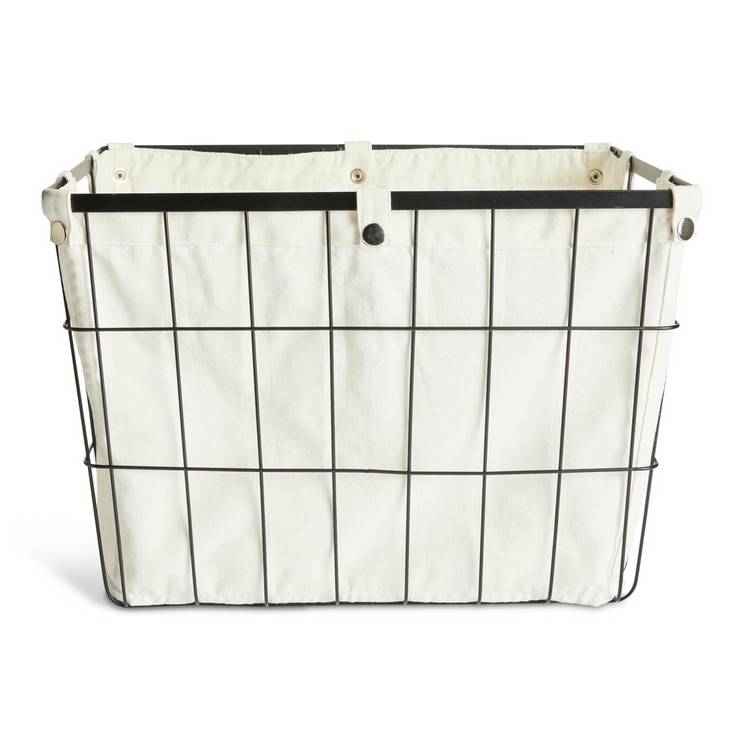 Habitat wire storage basket 36 litre white (British brand)