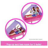 Barbie Dream Camper playset with roof tent and swing (British brand)
