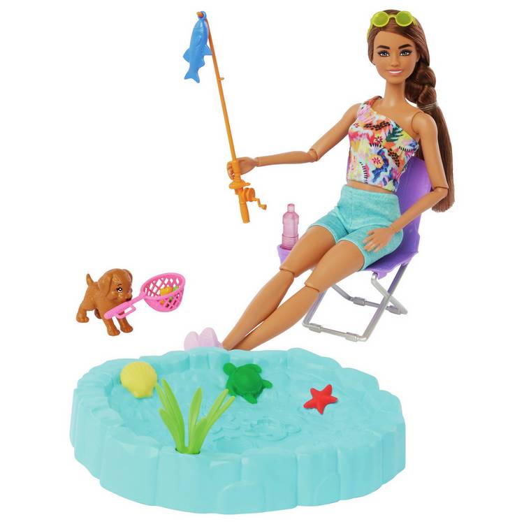 Barbie Dream Camper playset with roof tent and swing (British brand)
