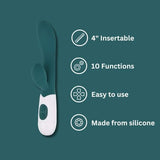 Jessica Rabbit slimline rabbit vibrator - British product