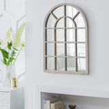 Habitat white arch wall mirror 70x50cm, UK version