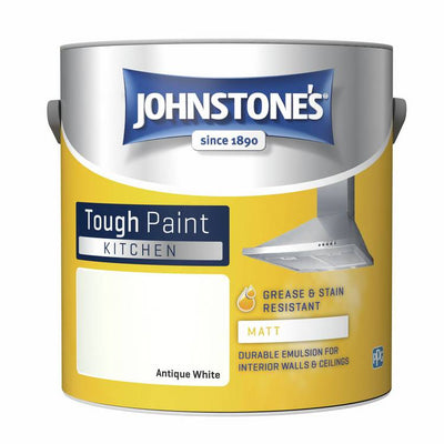 Argos Johnstone's Kitchen Matt Paint Antique White 2.5L- Buy online at McGrocer