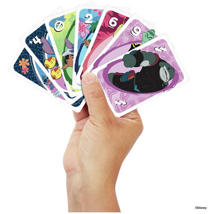 UNO Disney Lilo and Stitch classic card game (British brand)