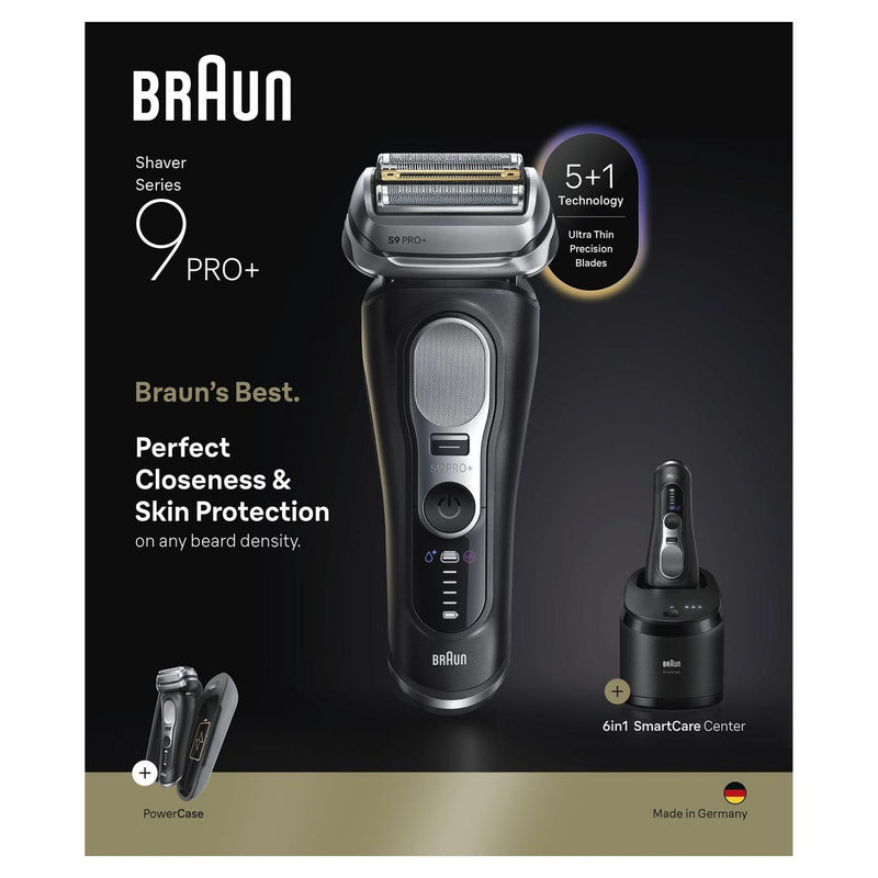 Braun Series 9 Pro+ cordless electric shaver (British brand)