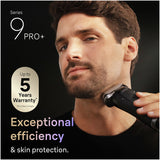 Braun Series 9 Pro+ cordless electric shaver (British brand)