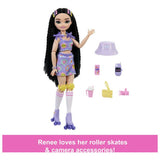 Barbie Dream Besties Renee roller skating doll 32cm (British brand)