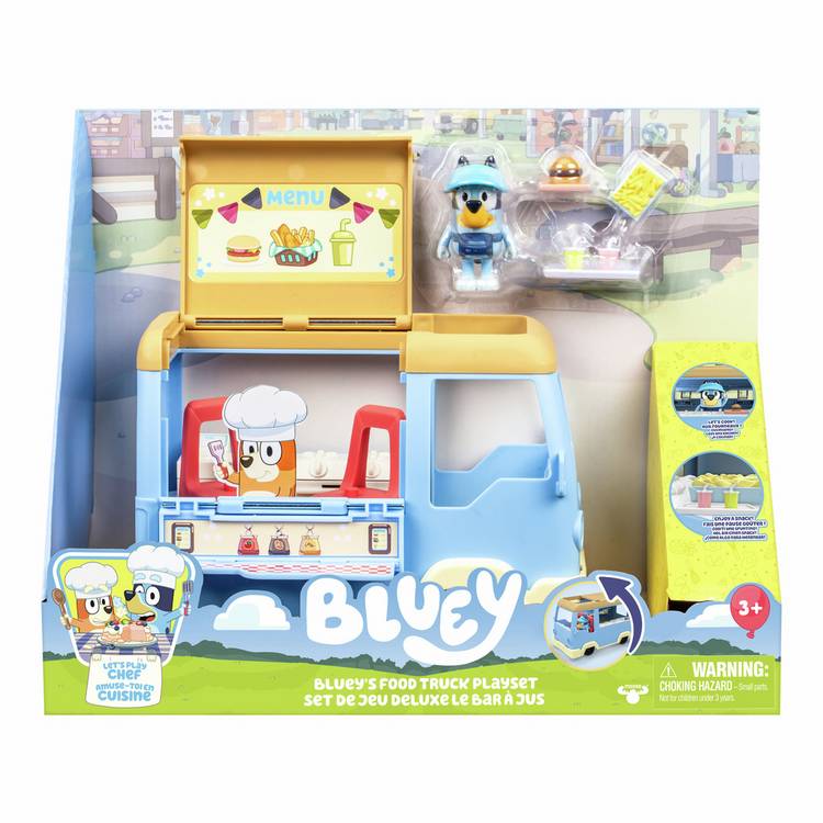 Bluey Food Truck Transforms playset (British brand)