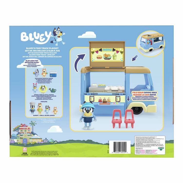 Bluey Food Truck Transforms playset (British brand)