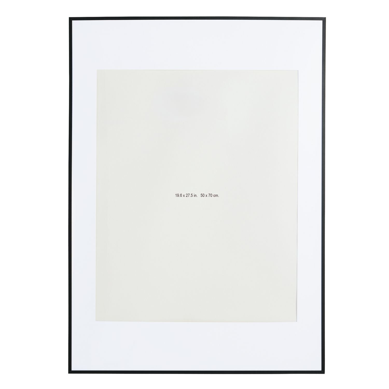 Argos Home black aluminium picture frame 50x70cm, imported from the UK