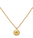 Monica Vinader gold vermeil citrine birthstone necklace, UK version