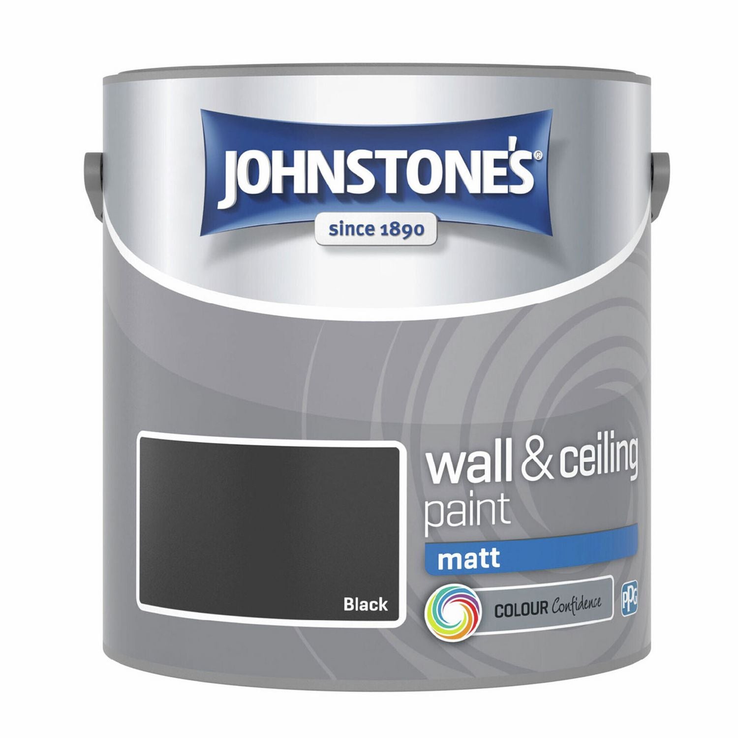 Johnstone's black matt paint 2.5L - British product