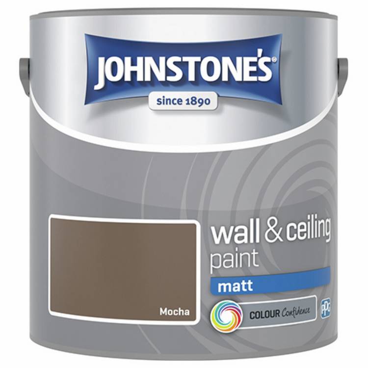 Johnstone's Wall Paint Mocha 2.5L - British product