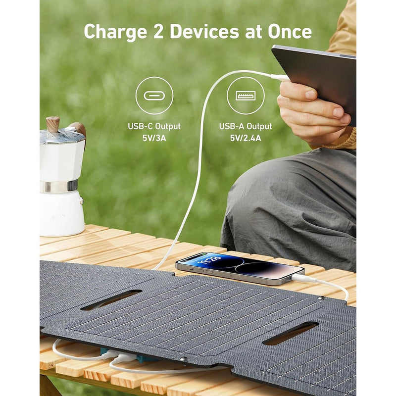 Anker SOLIX PS30 portable solar panel - British product