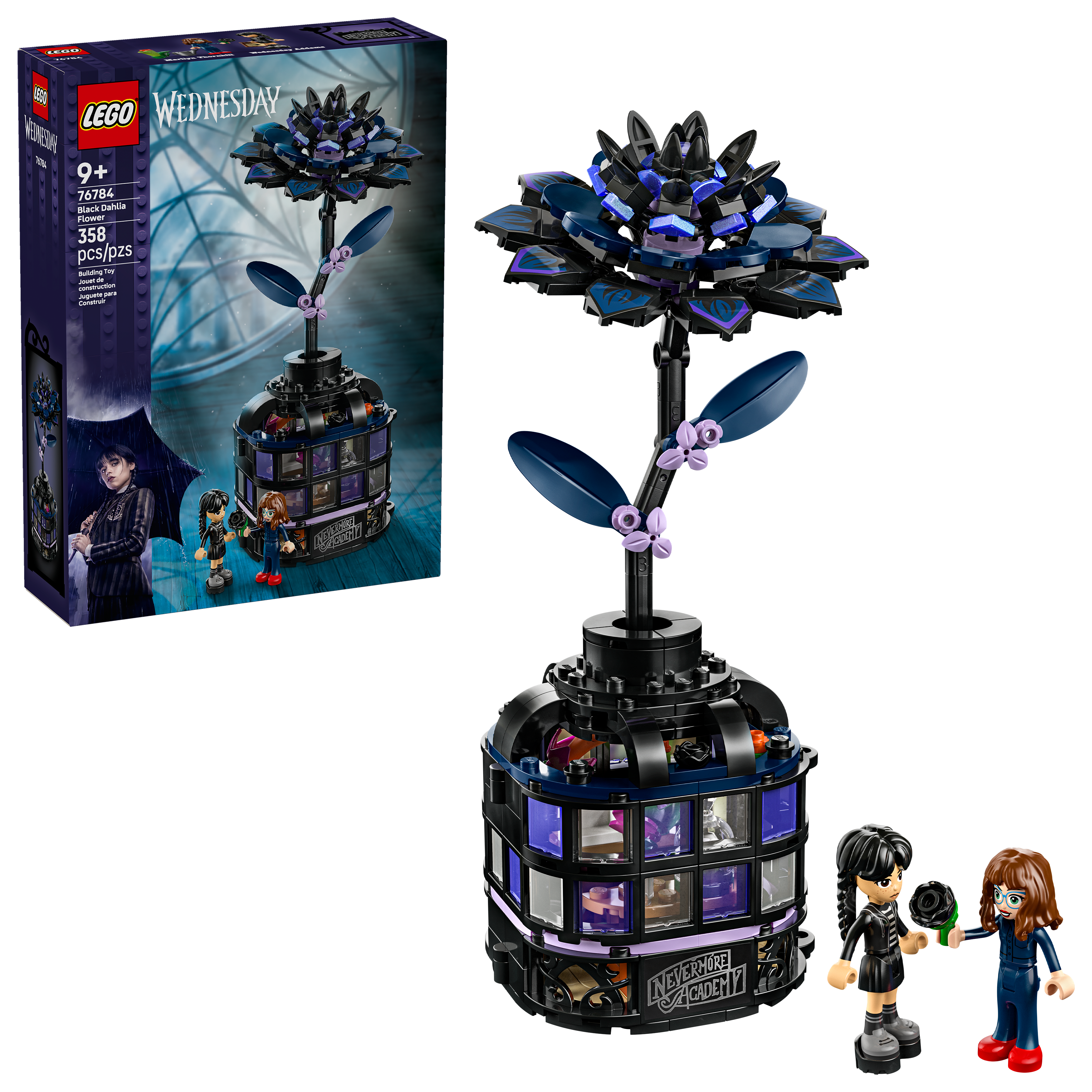 LEGO Black Dahlia Flower building set 358 pieces - British product