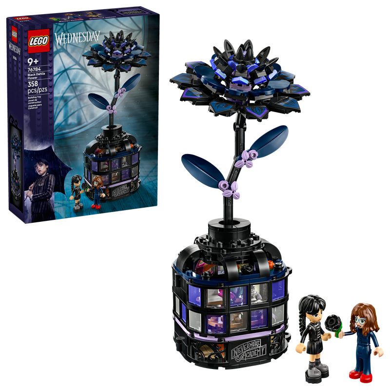 LEGO Black Dahlia Flower building set 358 pieces - British product