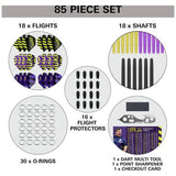 Target Luke Littler 85-piece darts kit, imported from the UK
