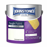 Johnstone's Washable Matt Paint Champagne Creme 2.5L (British brand)