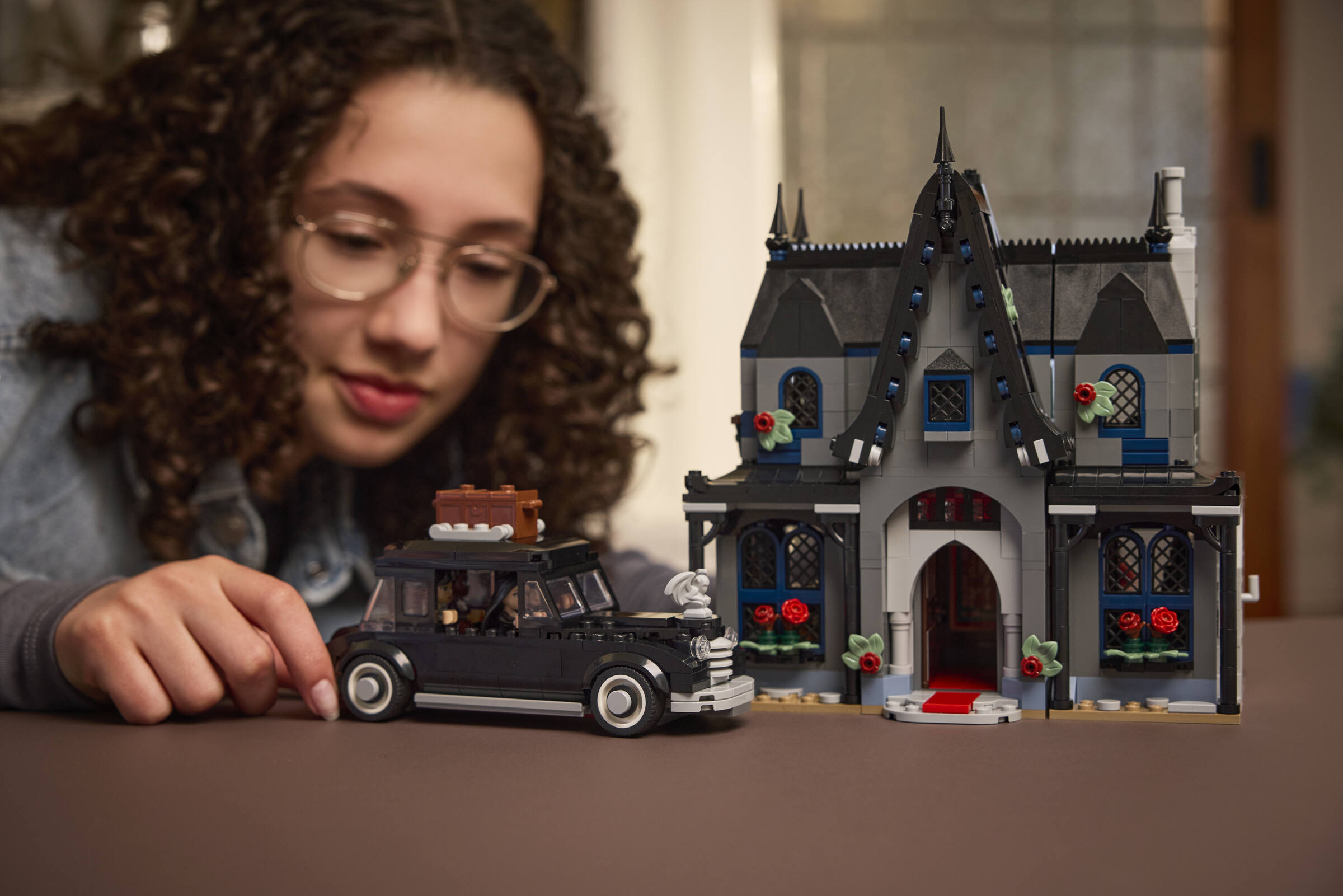 LEGO Wednesday Morticia's Cottage 1002 Piece set, imported from the UK