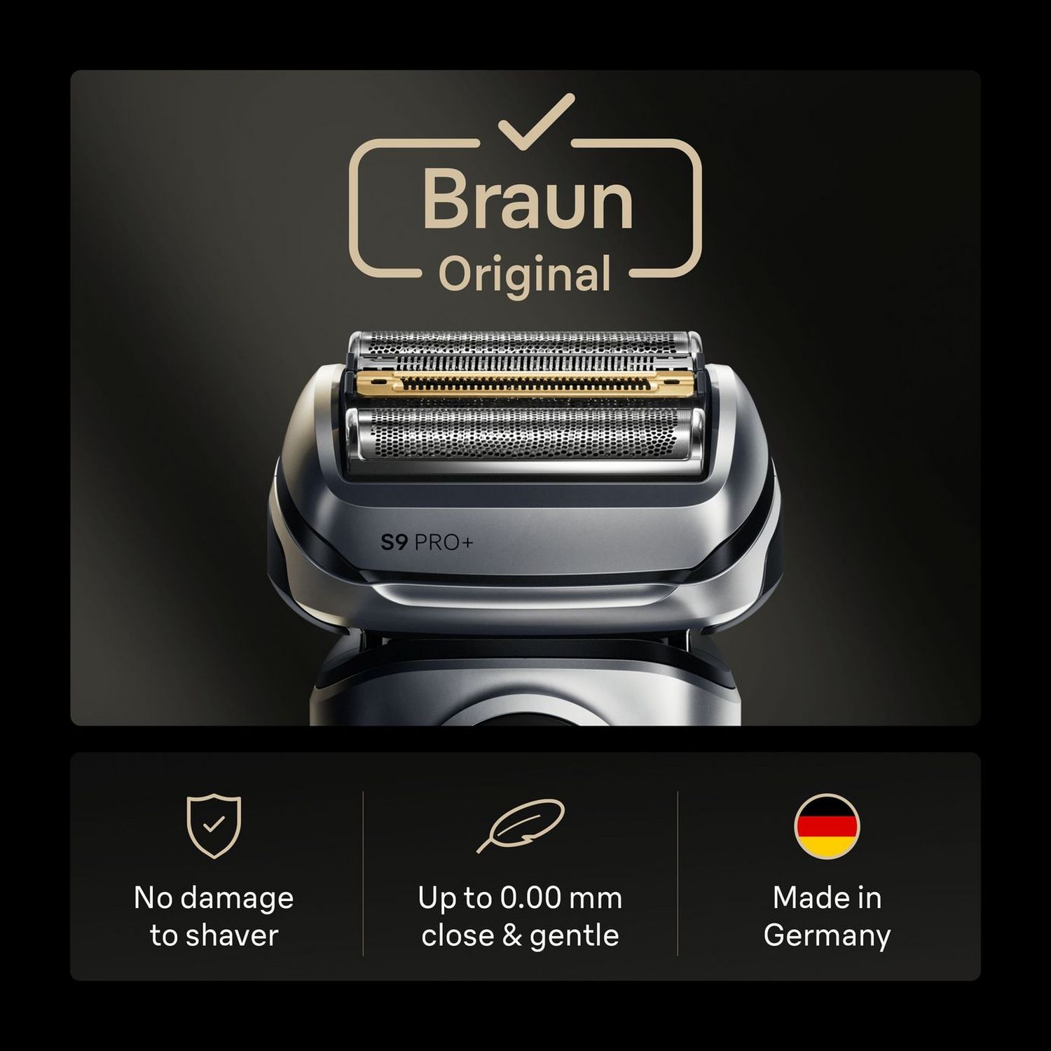 Braun Series 9 replacement shaver head 96M, UK version