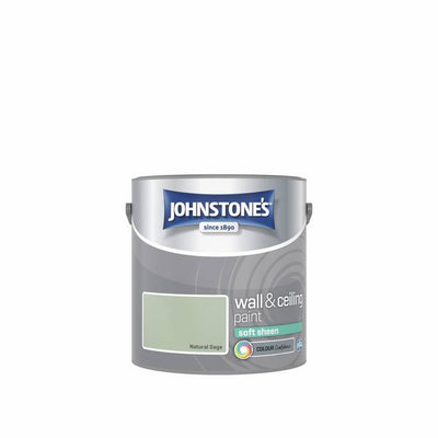 Argos Johnstone's Soft Sheen Emulsion Paint - Natural Sage - 2.5L- Buy online at McGrocer