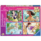 Disney Princess 4x100 puzzle set 400 pieces, imported from the UK