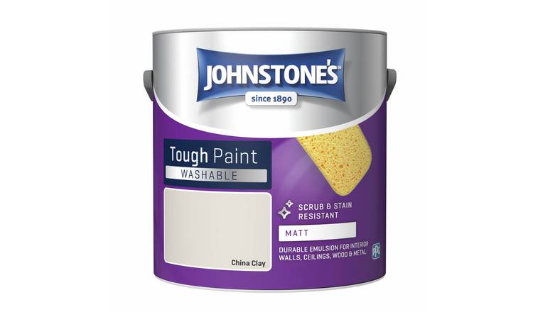 Johnstone's China Clay paint 2.5L - British product