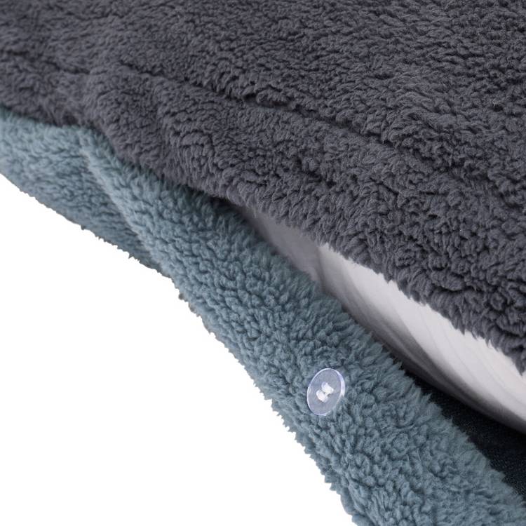 Argos Home double sided fleece blue bedding set single - British product