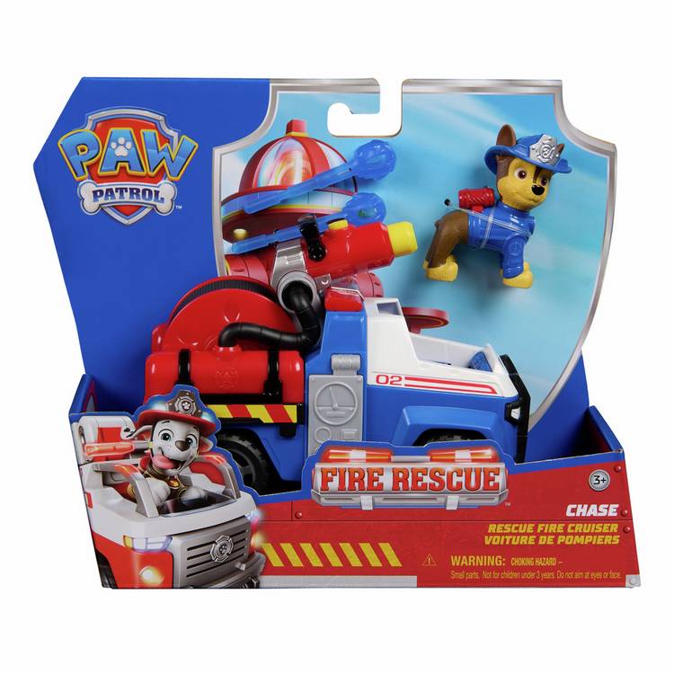 PAW Patrol Chase fire rescue vehicle 7 inch, UK version