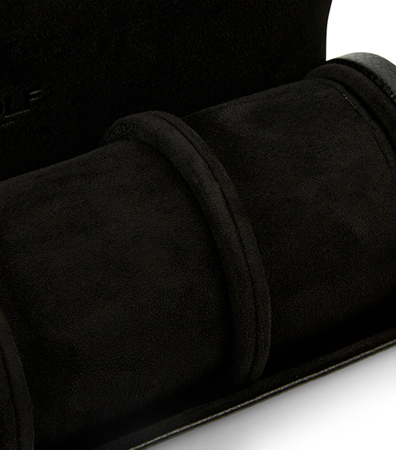 WOLF vegan leather triple watch roll (British brand)