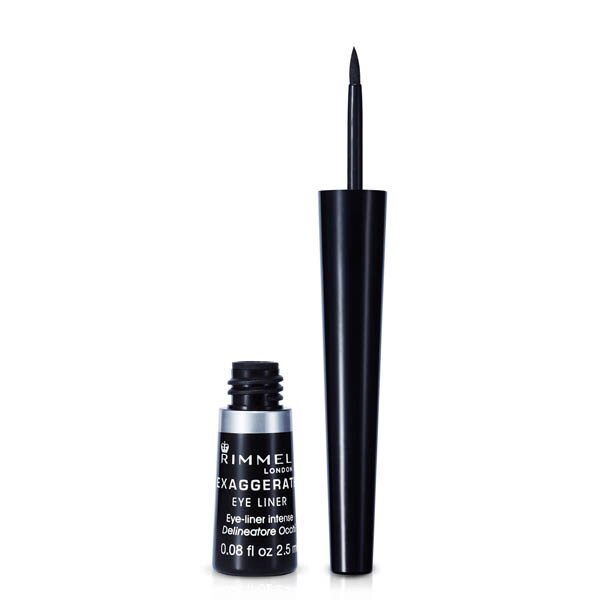 Rimmel Exaggerate Liquid Eyeliner Black 1 GOODS Superdrug   