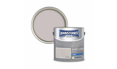 Argos Johnstone's Wall & Ceiling Matt Paint Iced Petal 2.5L- Buy online at McGrocer