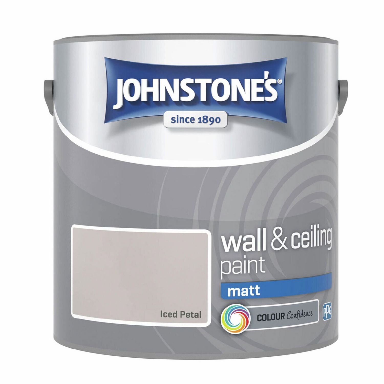 Johnstone's Wall & Ceiling Matt Paint Iced Petal 2.5L, UK version
