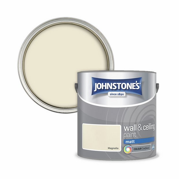 Johnstone's Matt Paint Magnolia 2.5L - British product