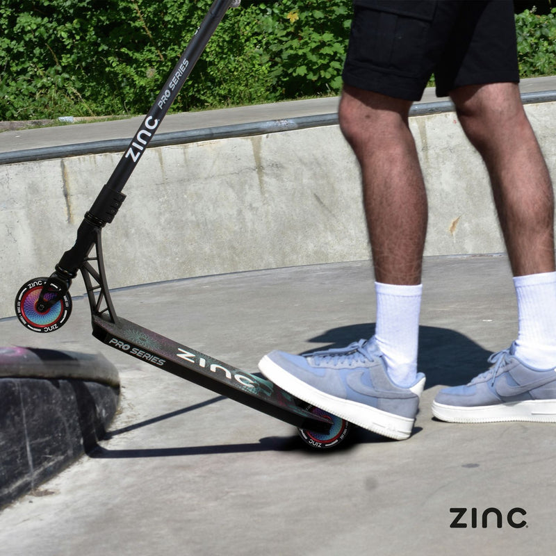 Zinc Viper X stunt scooter with aluminium deck - British product