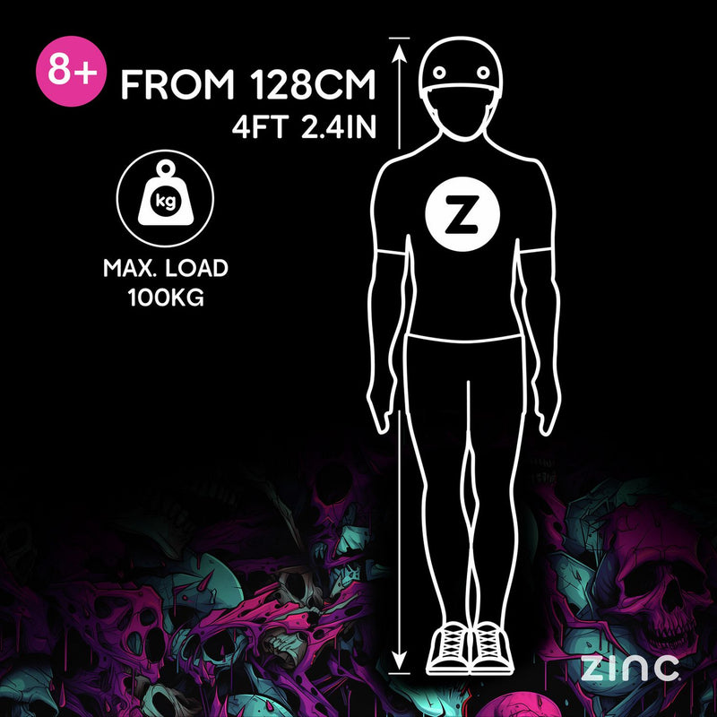 Zinc Viper X stunt scooter with aluminium deck - British product