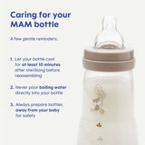 MAM Easy Start baby bottle set in lilac, imported from the UK