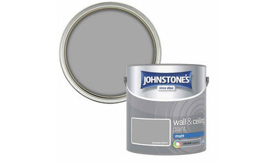 Argos Johnstone's Wall & Ceiling Matt Paint in Summer Storm 2.5L- Buy online at McGrocer