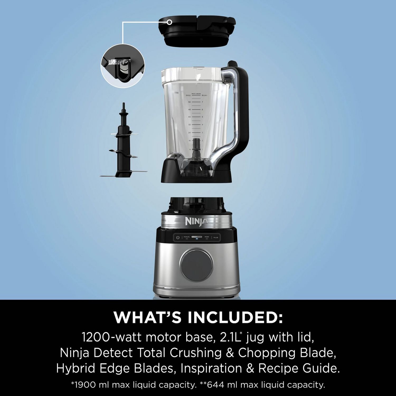 Ninja Detect Power Pro Blender 2.1 litre - British product