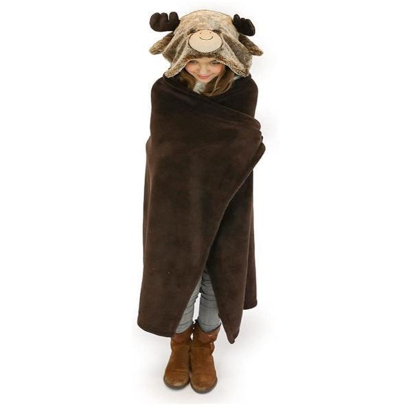 Cozy Noxxiez reindeer hooded blanket (British brand)