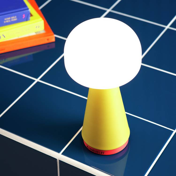 Margo Selby Hibberd yellow portable LED table lamp, UK version