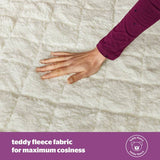 Silentnight teddy fleece electric blanket single, imported from the UK