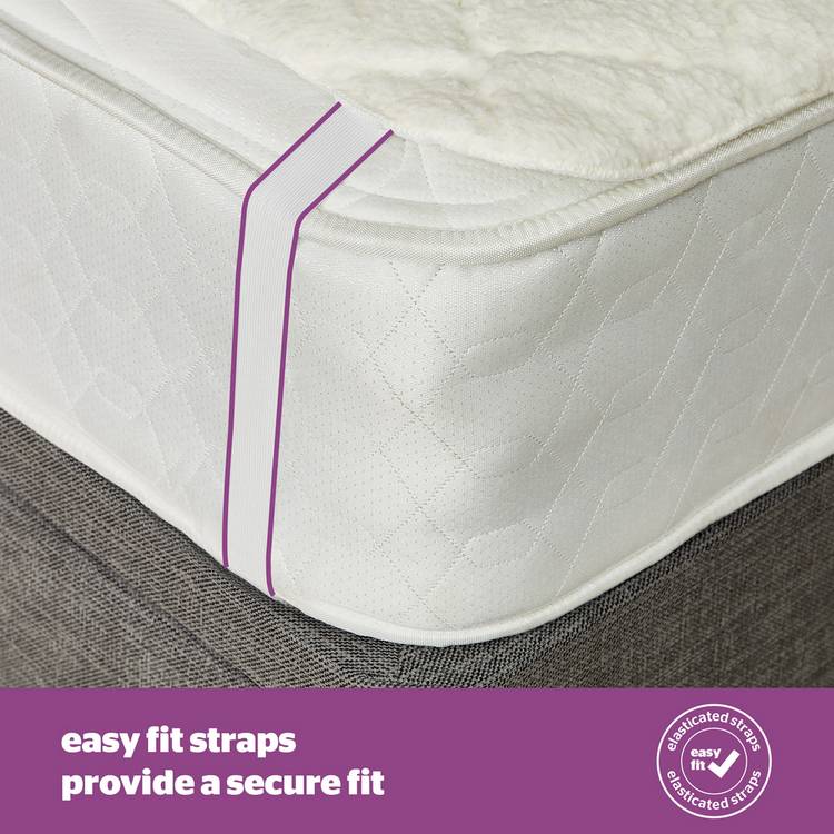 Silentnight teddy fleece electric blanket single, imported from the UK