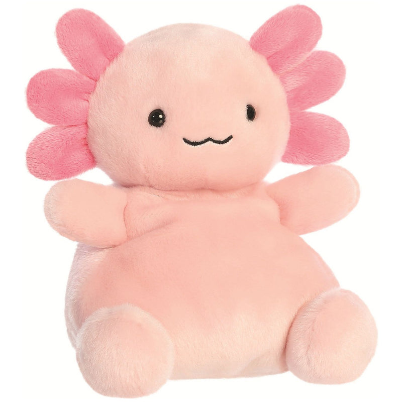 Aurora Palm Pals Axolotl soft toy 8 inch, UK version