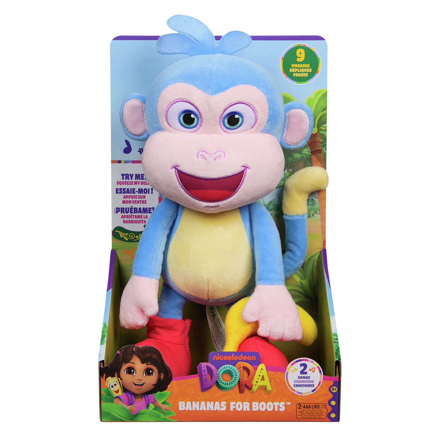 Dora Boots plush toy 33cm, UK version