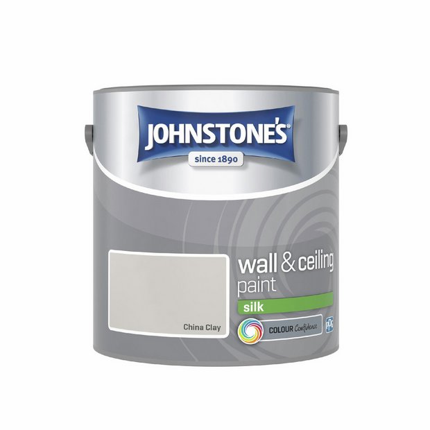 Johnstone's Silk Paint China Clay 2.5L (British brand)