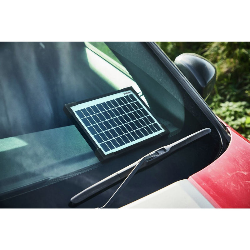 OSRAM 5W solar car battery charger, UK version