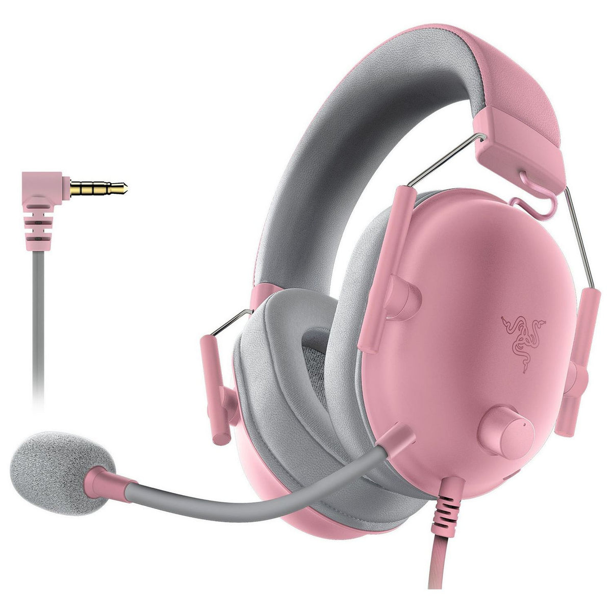 Razer BlackShark V2 X pink wired gaming headset - British product