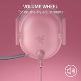 Razer BlackShark V2 X pink wired gaming headset - British product