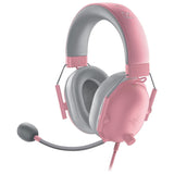 Razer BlackShark V2 X pink wired gaming headset - British product